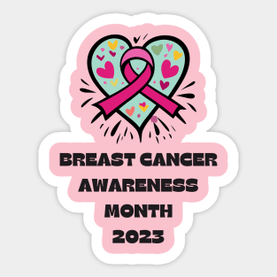 breast cancer awareness month 2023 Sticker